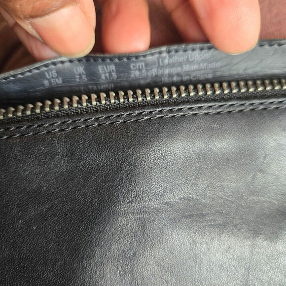 NEW Franco Sarto Women Black Leather Tahini Knee High Riding Boot 9.5 Equestrian - Picture 10 of 12